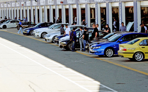 Corridas De Carros No Evento Anual Iasi Na Rua Imagem de Stock