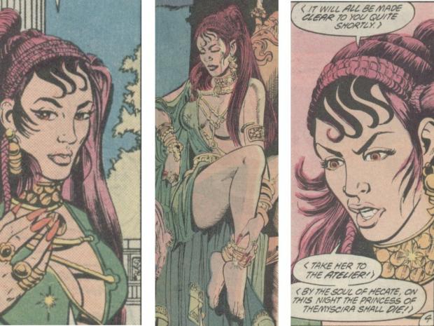 Circe, uma vilã mitológica que sempre aparece nos quadrinhos, no cinema, na TV.
