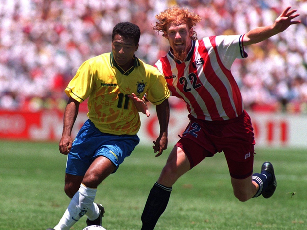 A seleção brasileira em Los Gatos na Copa 1994