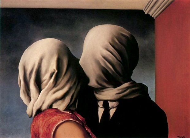 "Os amantes" (1928), por René Magritte (1898-1967)