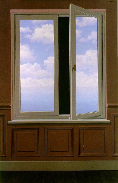 "O telescópio" (1963), por René Magritte (1898-1967)