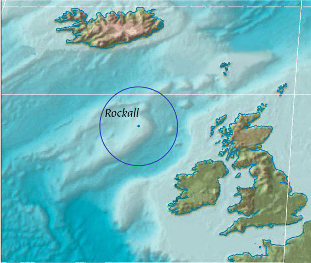 Localização da Rockall