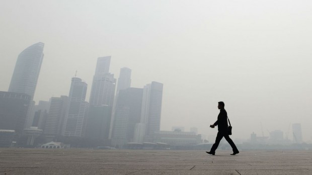 Singapura atingiu um recorde de poluição histórico em 2013