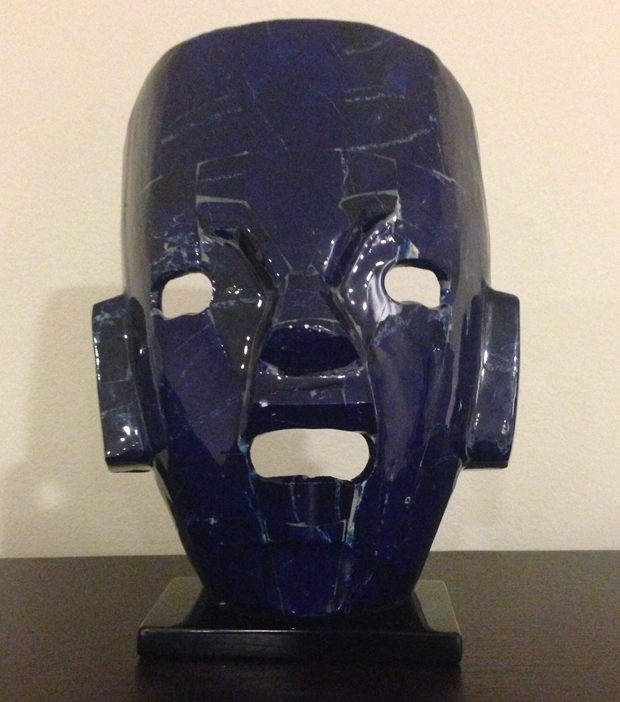 Máscara de cerâmica comprada na Calzada de los Muertos, Teotihuacan – Fonte: Arquivo pessoal