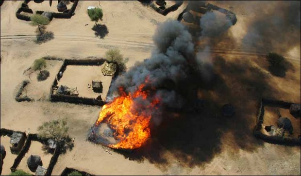 Conflito em Darfur, no Sudão (Foto: BBC)