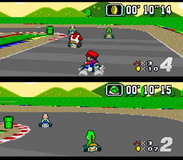 Super Mario Kart (SNES) e o início das loucas corridas entre os