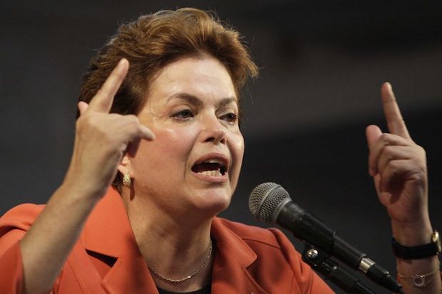 Dilma em semin√°rio do PSB em Bras√≠lia, nesta segunda